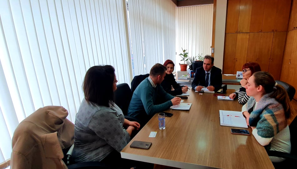 Остварена средба со г-дин Ахмед Ќазими, раководител на сектор за јавни дејности на општина Тетово